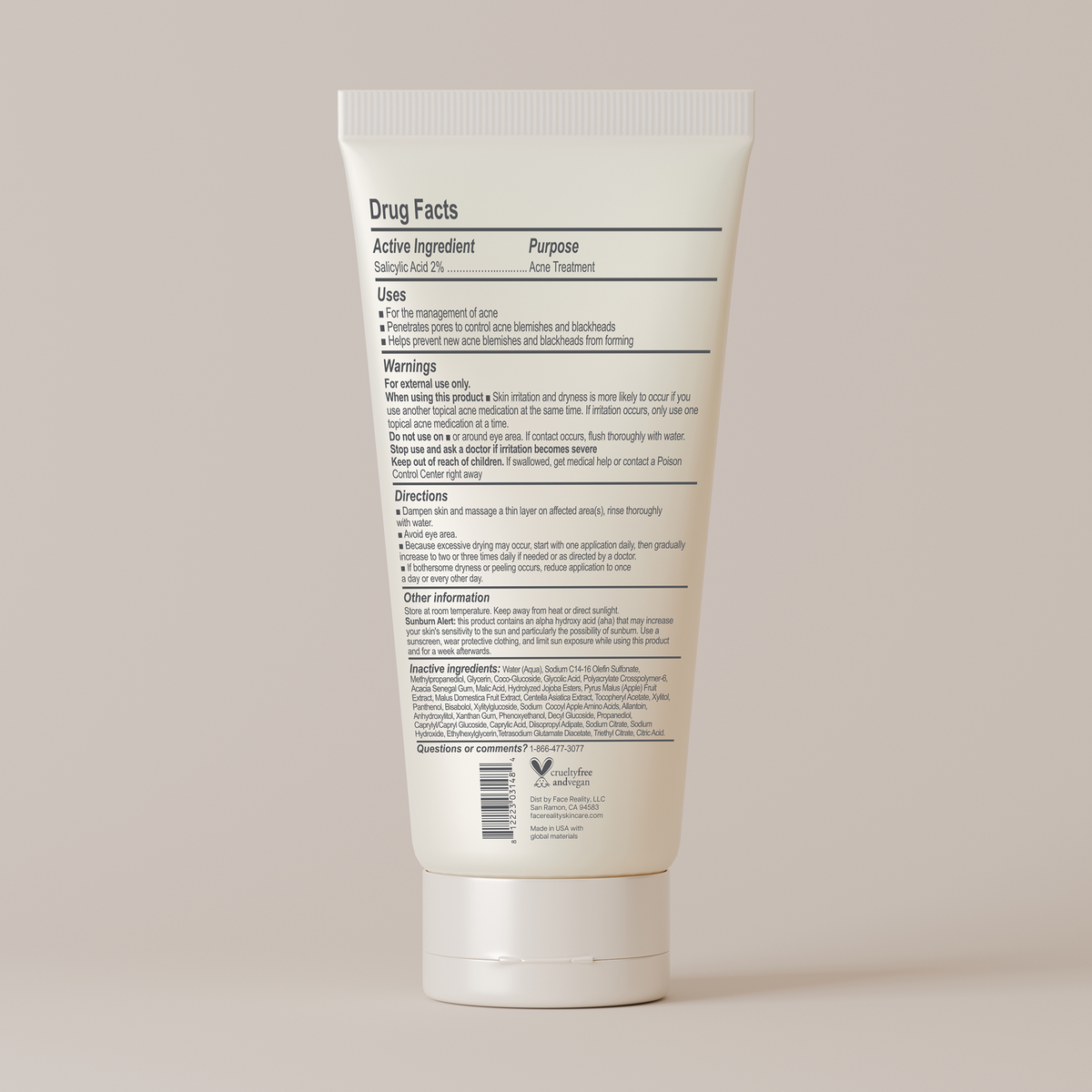 Face Reality Active Clarity Gel Cleanser